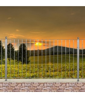 Grille de cloture LEVANTE 12 prête à poser