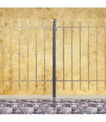 Poteau de cloture a sceller 1150mm