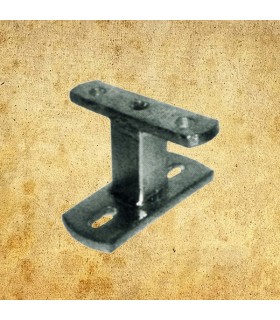 Pied support central court pour cloture