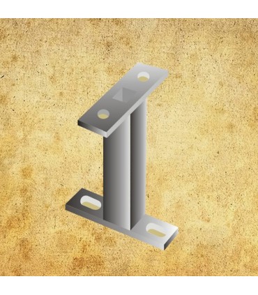 Pied support central long pour cloture