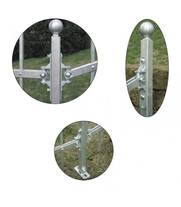 Poteau de cloture Gradius à fixer 1000mm