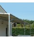 Pergola murale Mistral 6mx4m  livrée en kit à assembler sans soudure