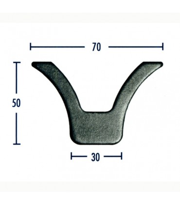 sachet de 20 pattes de fixation pour festonnages