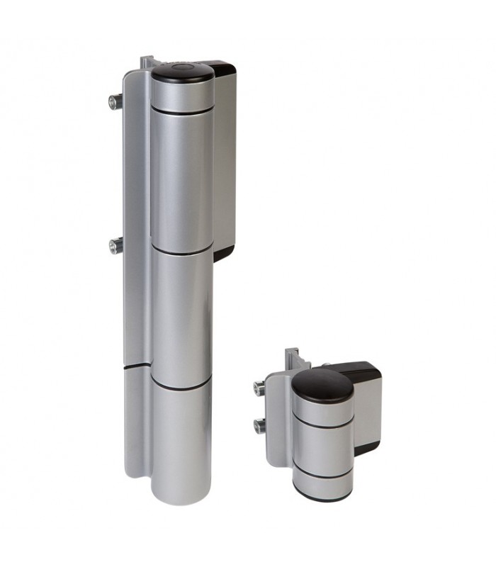 Charnière hydraulique Verticlose LOCINOX compact et ferme portilllon tout en un