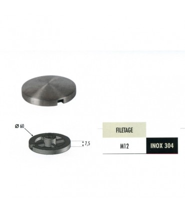 Plaque de serrage de système pour marche INOX304