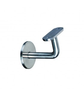 Equerre de rampe - Support mural fixe pour rampe plate INOX304