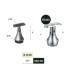 Support de main courante réglable Ø42,4mm INOX304