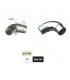 Connecteur arrondi coudé 90° Ø42,4mm INOX304