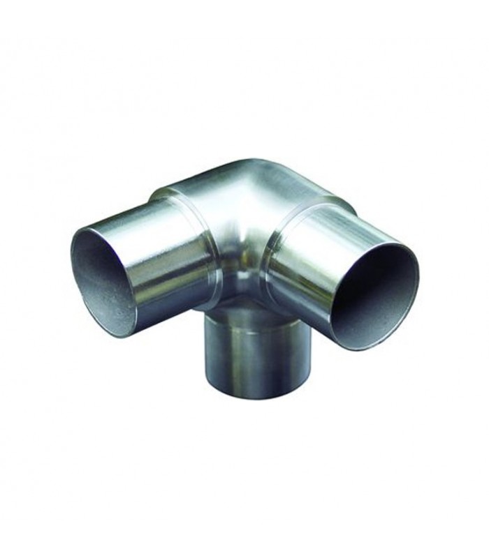 Connecteur 3 axes de tube rond Ø42,4mm INOX304