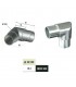 Connecteur en angle coudé 90° Ø48,3mm INOX304
