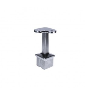 Support d'angle 90° de main courante 40x40mm INOX316