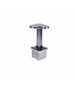 Support d'angle 90° de main courante 40x40mm INOX316