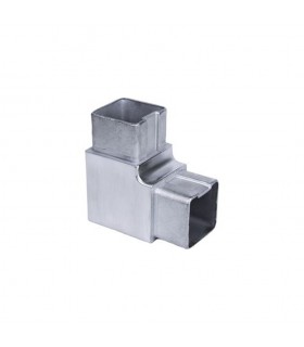 Connecteur en angle coudé 90° 40 x 40mm INOX316