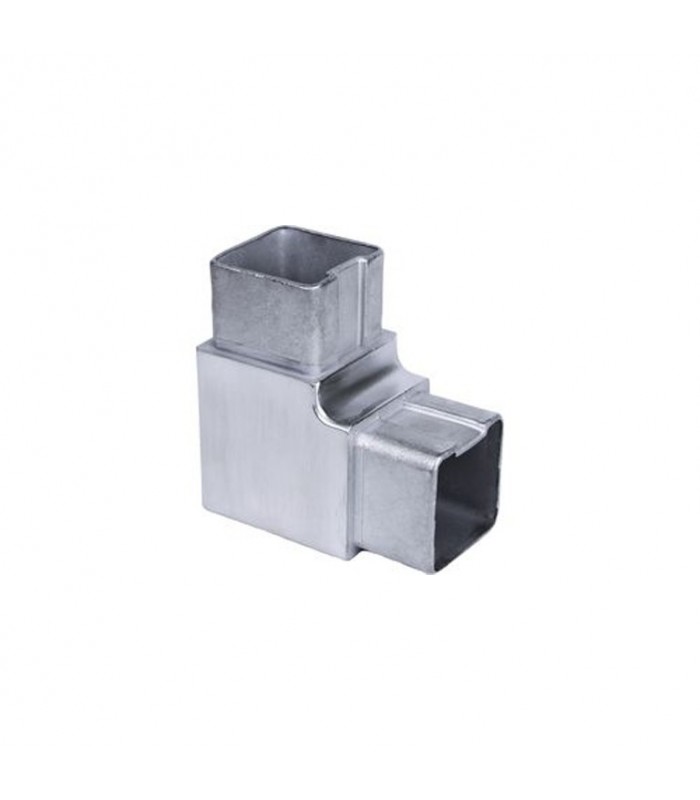 Connecteur en angle coudé 90° 40 x 40mm INOX316