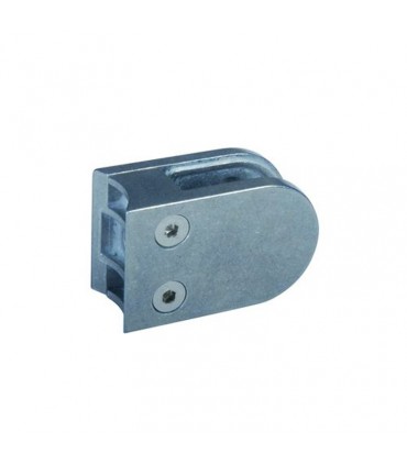 Pince à verre ronde 64mm en zamac brut pour tube Ø48,3mm