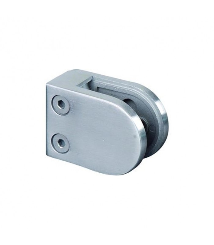 Pince à verre ronde 64mm en inox 316 pour plat