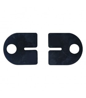 Jeu de 2 caoutchouc pour pinces rondes 64mm à verre epr 10mm