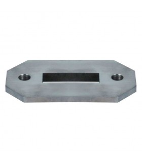 Platine de fixation pour poteau INOX316