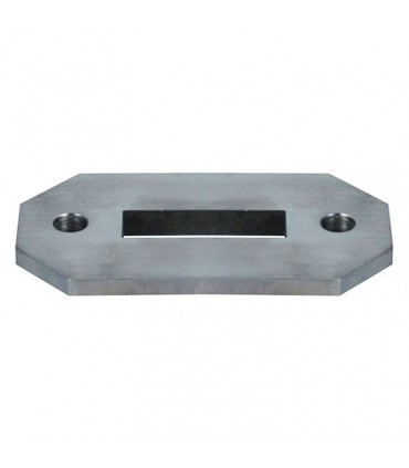 Platine de fixation pour poteau INOX316