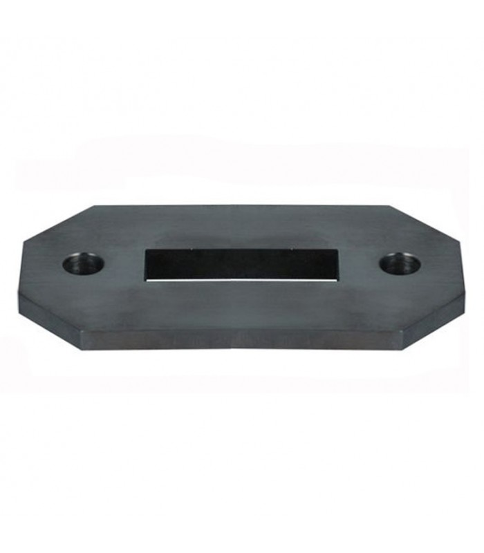 Platine de fixation pour poteau acier doux