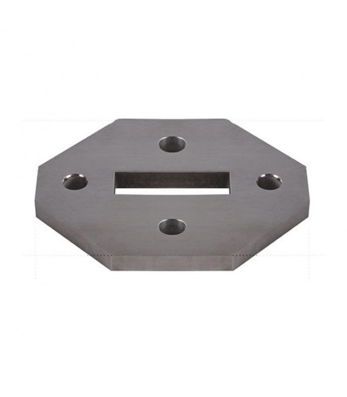 Platine de fixation pour poteau INOX316