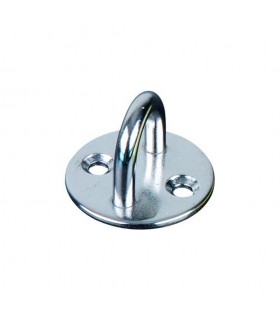 Platine base ronde avec anneau inox 316