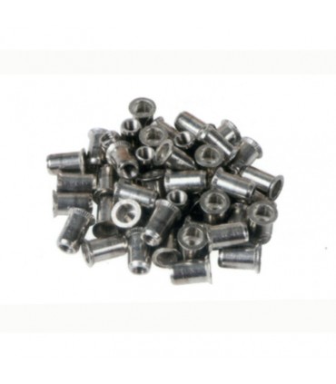 Rivets aluminium M8 pour tubes inox (boite de 50 pièes)