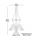 Pointe de lance fleur de lys hauteur 135mm