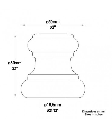 Garniture basse à souder Ø16