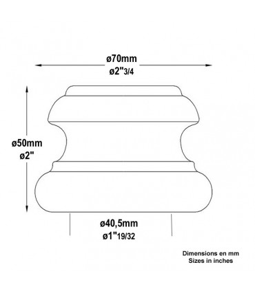 Garniture moyenne à souder Ø40