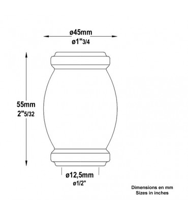 Garniture moyenne à souder Ø12mm