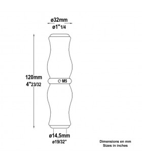 Garniture haute à souder Ø14mm