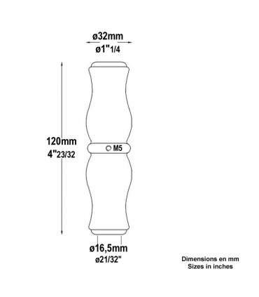Garniture haute à souder Ø16mm