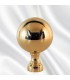 Boule escalier laiton poli Hauteur 130mm