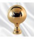 Boule escalier laiton poli Hauteur 150mm