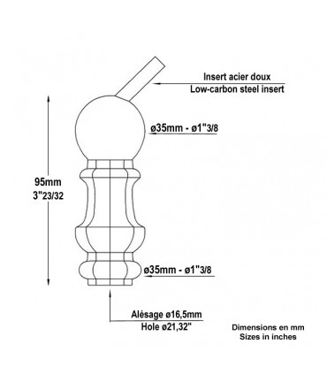 Chapiteau fonte hexa incliné