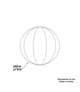 Bille boule à facette Ø40mm