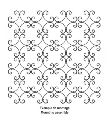 Panneau décoratif H230mm 16x4mm