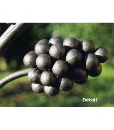 Panneau déco H500x285mm Ø14mm