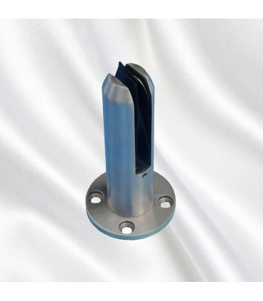 Pince à verre fixation sol en inox 316 pour verre epr 12,76mm
