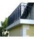 Décoration en fonte H780mm x 280mm pour balcons