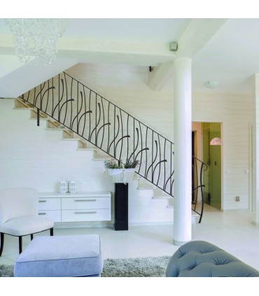 Panneau décoratif rampant d'escalier design courbe L970x1000mm 