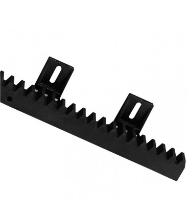 Crémaillère polyamide renforcée 1020mm pour portail coulissant 6 fixations