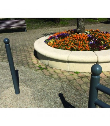 Boule de potelet de rue en acier ø90mm