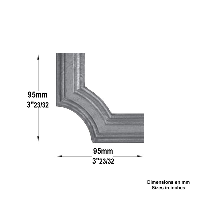 BARRE DÉCOR ALU PROFILE MOULURE D'APPLIQUE ALUMINIUM 