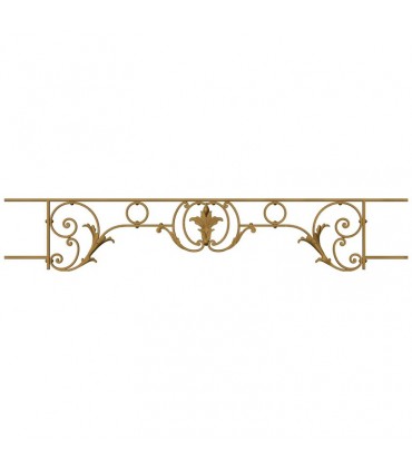 Appui de fenêtre fonte modèle CHAMBORD largeur utile 900 à 1050mm