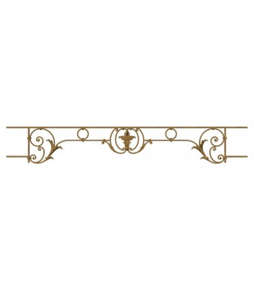 Appui de fenêtre fonte modèle CHAMBORD largeur utile 1000 à 1150mm