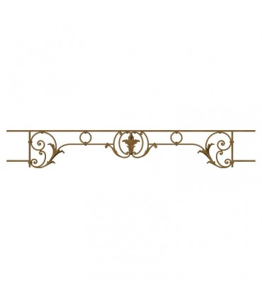 Appui de fenêtre fonte modèle CHAMBORD largeur utile 1100 à 1250mm