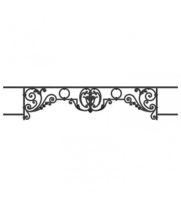 Appui de fenêtre fonte modèle CHINON longueur utile 800 à 950mm