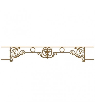 Appui de fenêtre fonte modèle CHINON longueur utile 1000 à 1150mm